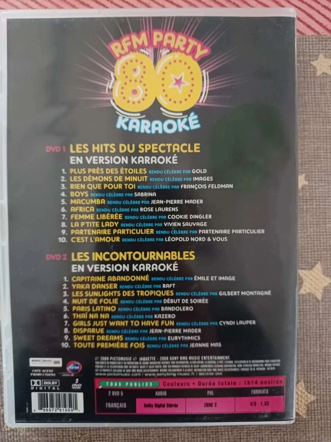 Coffret dvd karaoke rfm party 80 – photo 2